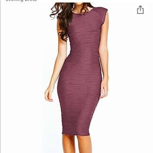 ❤️ NWT Ruched Stripe Sleeveless Knee Length Dress ❤️